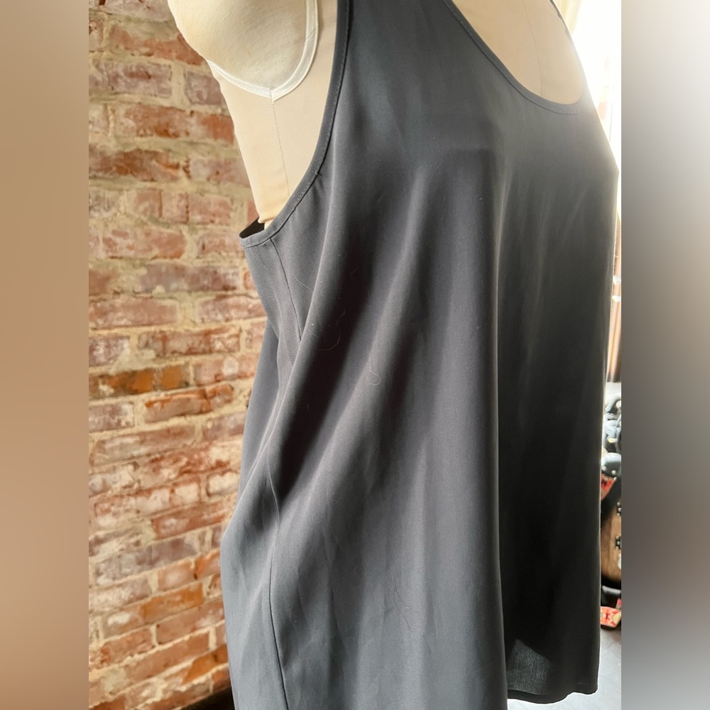 Grey Sheer Racerback Tank - Picture 4 of 9